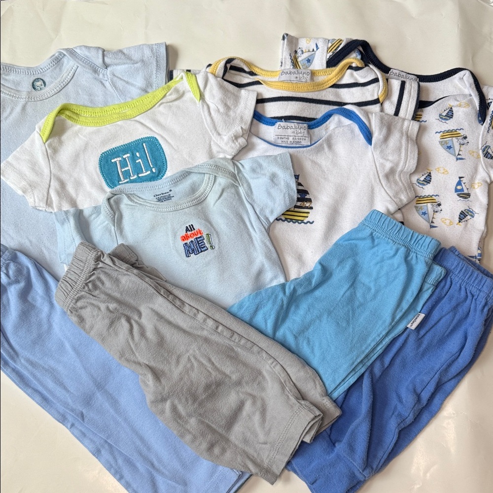 Baby Boy Clothing Bundle with Nautical Theme 3-6 months